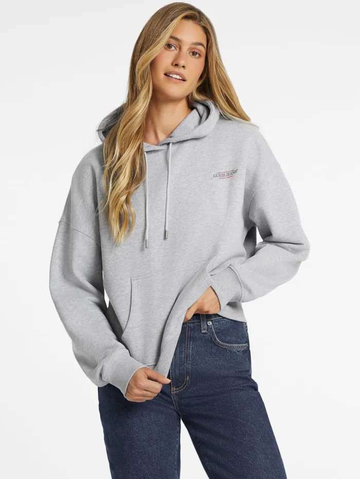 GUESS Tops Eco Hooded American Sweater Beige 8211 Women