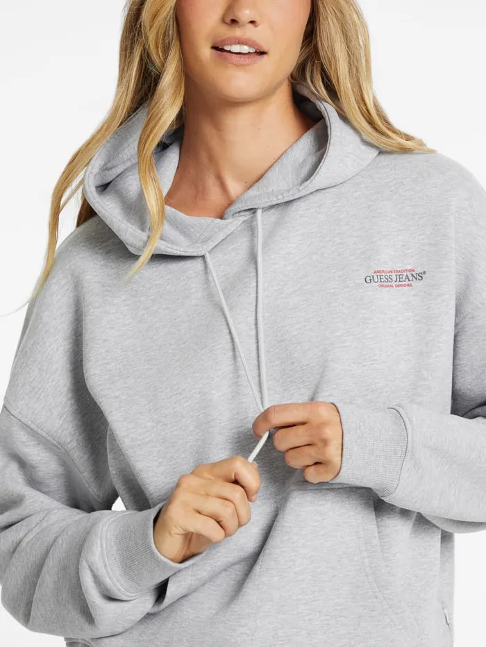 GUESS Tops Eco Hooded American Sweater Beige 8211 Women