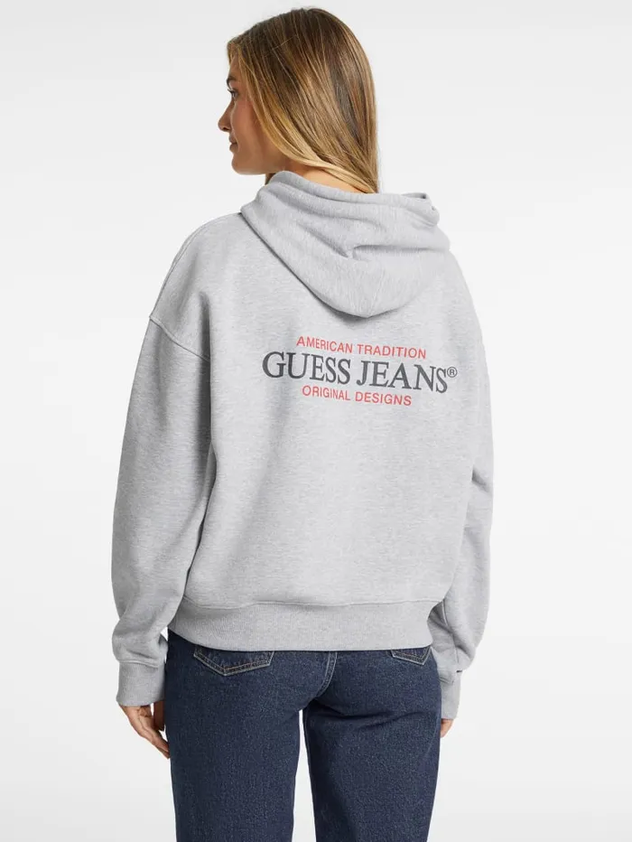 GUESS Tops Eco Hooded American Sweater Beige 8211 Women