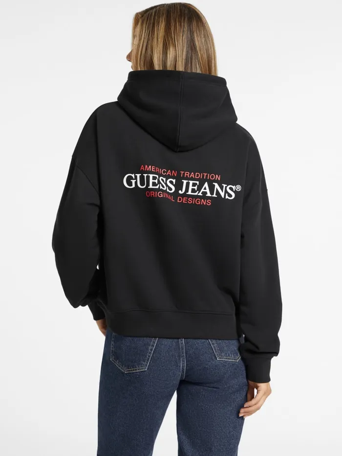 GUESS Tops Eco Hooded American Sweater Beige 8211 Women