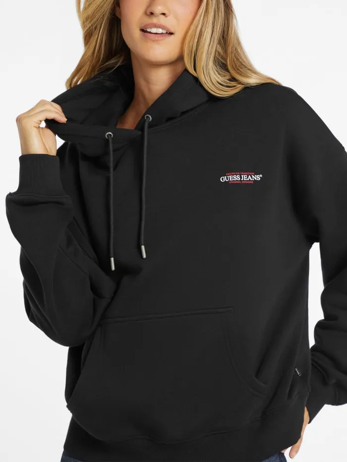 GUESS Tops Eco Hooded American Sweater Beige 8211 Women