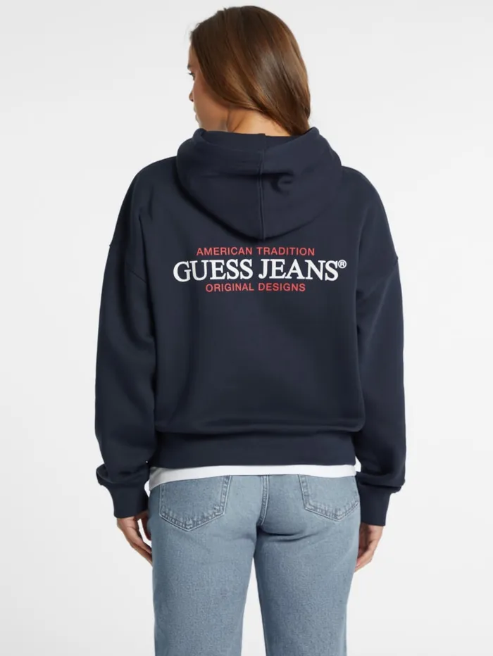 GUESS Tops Eco Hooded American Sweater Beige 8211 Women
