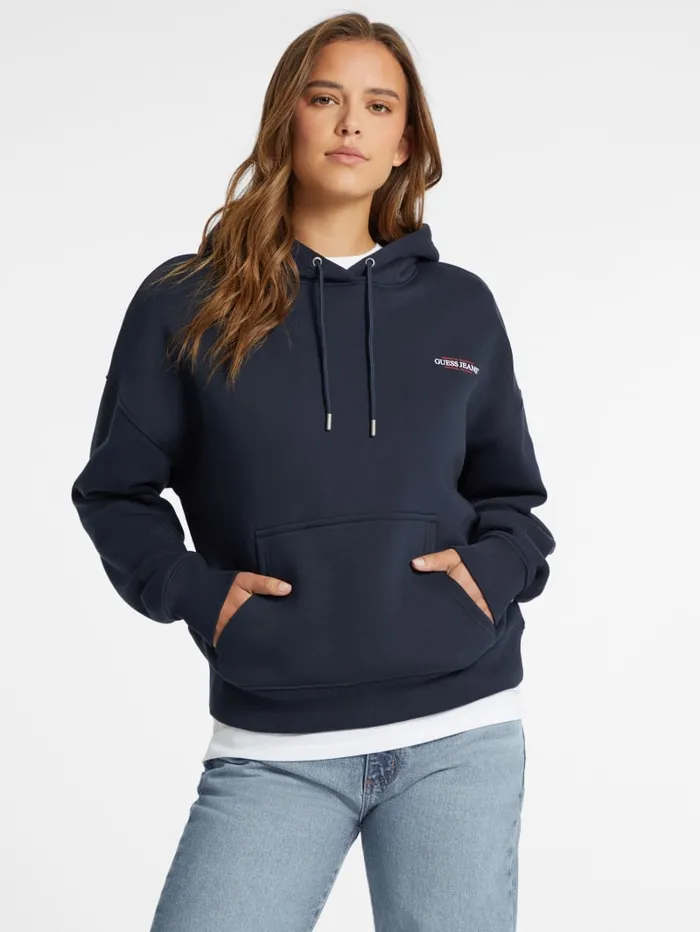 GUESS Tops Eco Hooded American Sweater Beige 8211 Women