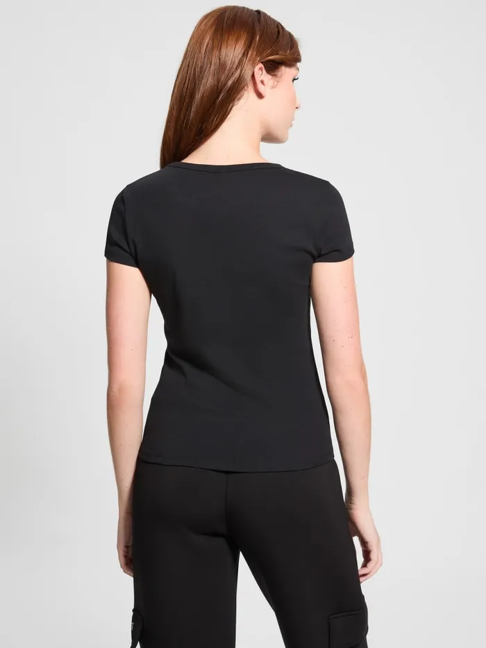 GUESS Tops Eco Kiara Rhinestone Tee Black 8211 Women