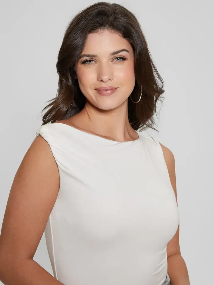 GUESS Tops Eco Rita Twisted Top White 8211 Women