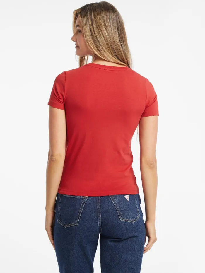 GUESS Tops Slim American Tradition Tee Green 8211 Women