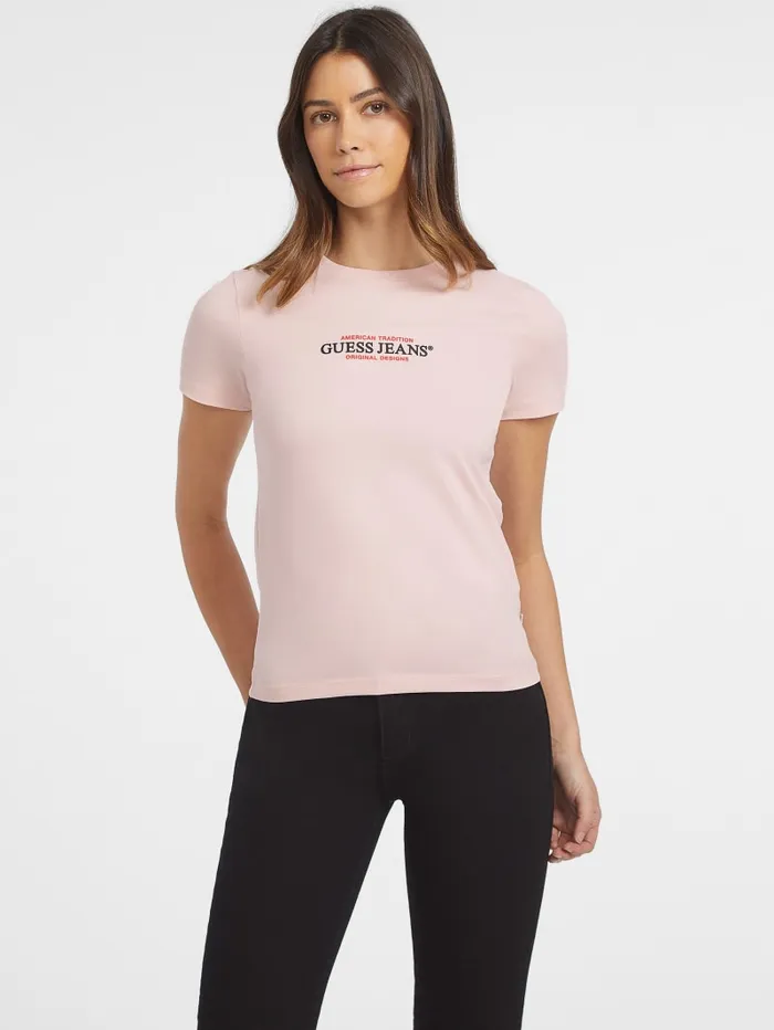 GUESS Tops Slim American Tradition Tee Green 8211 Women