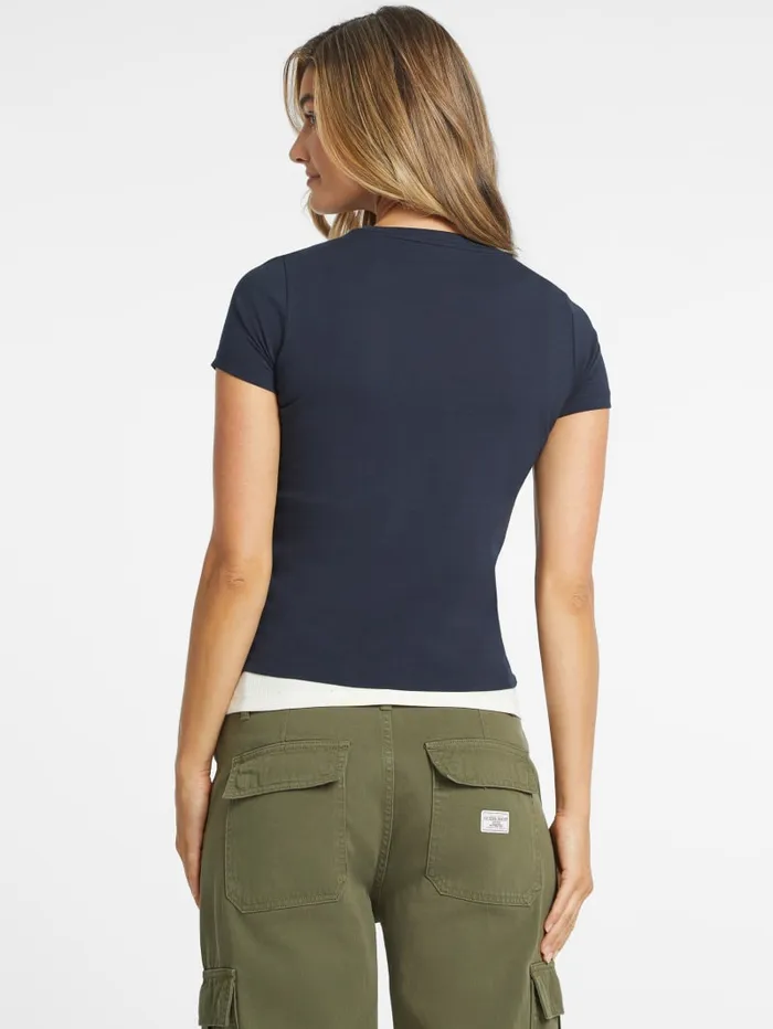 GUESS Tops Slim American Tradition Tee Green 8211 Women