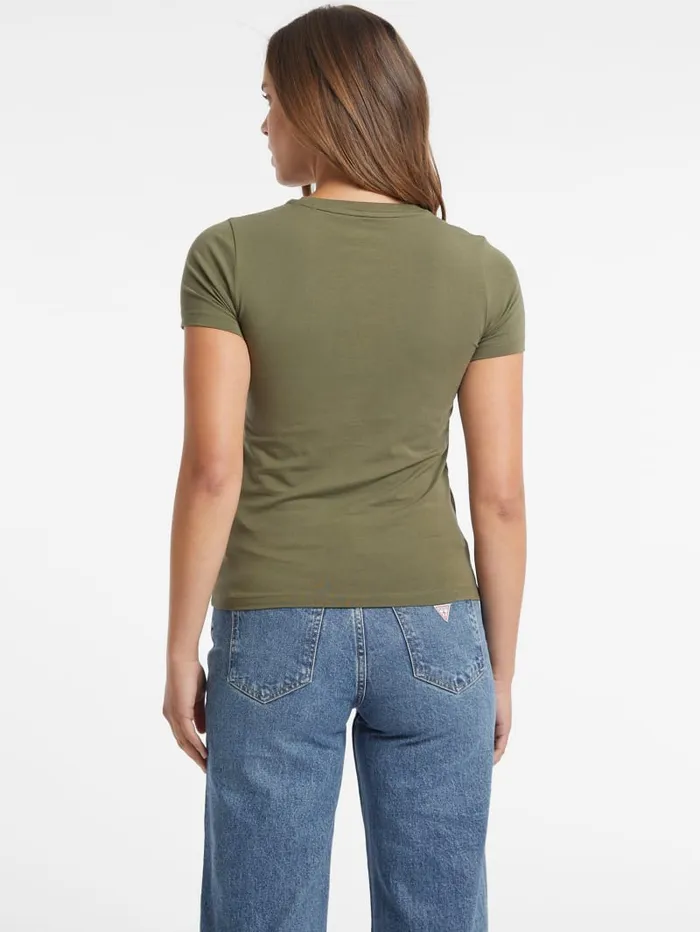 GUESS Tops Slim American Tradition Tee Green 8211 Women