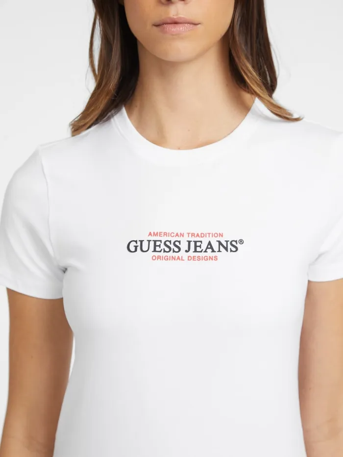 GUESS Tops Slim American Tradition Tee Green 8211 Women