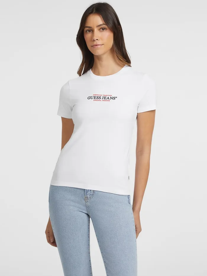 GUESS Tops Slim American Tradition Tee Green 8211 Women