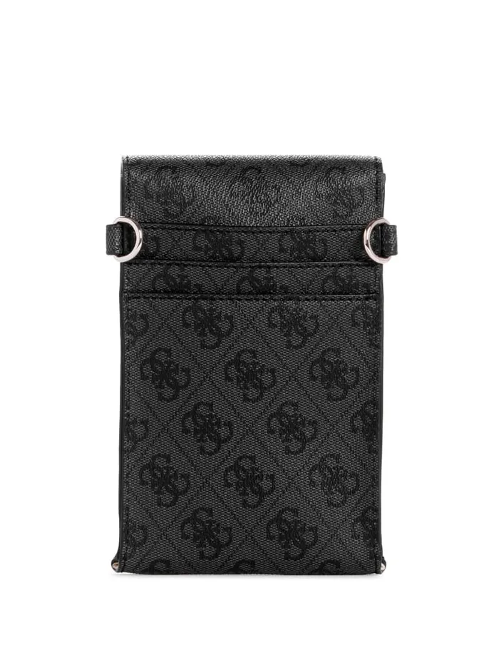 GUESS Travel and Tech Latona Quattro G Mini Phone Crossbody Black 8211 Women