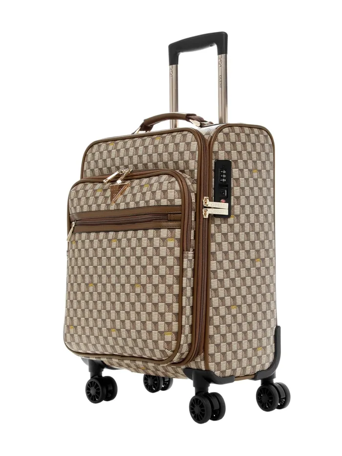 GUESS Travel and Tech Norom 18034 8Wheel Suitcase Brown 8211 Women