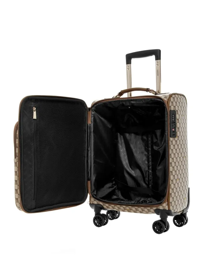 GUESS Travel and Tech Norom 18034 8Wheel Suitcase Brown 8211 Women