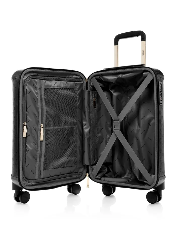 GUESS Travel and Tech Wilder Peony 20034 8Wheel Suitcase Black 8211 Women