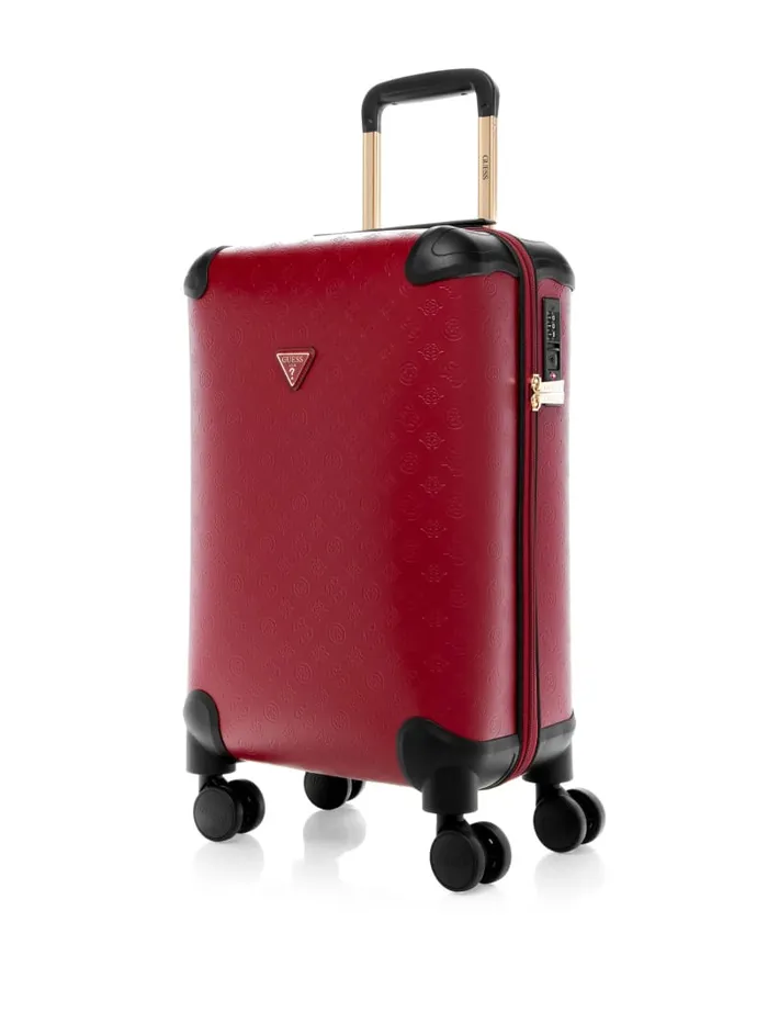 GUESS Travel and Tech Wilder Peony 20034 8Wheel Suitcase Black 8211 Women