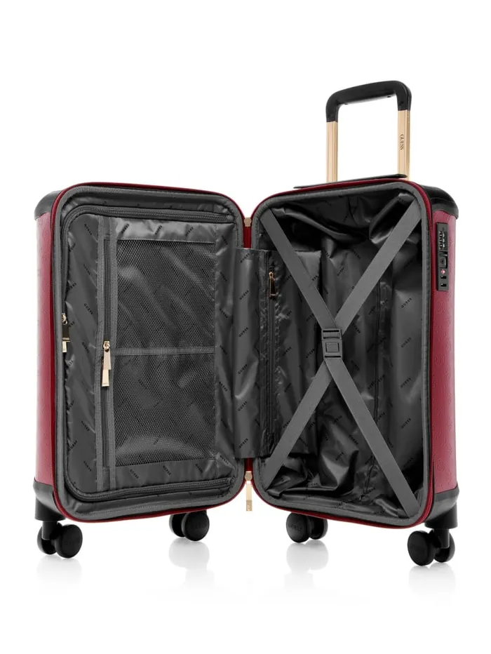 GUESS Travel and Tech Wilder Peony 20034 8Wheel Suitcase Black 8211 Women
