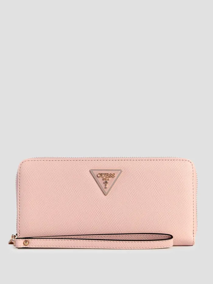 GUESS Wallets Laurel Large ZipAround Wallet Pink 8211 Unisex