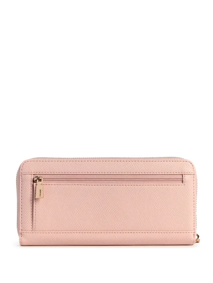 GUESS Wallets Laurel Large ZipAround Wallet Pink 8211 Unisex
