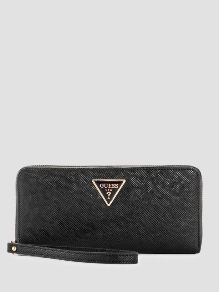 GUESS Wallets Laurel Large ZipAround Wallet Pink 8211 Unisex