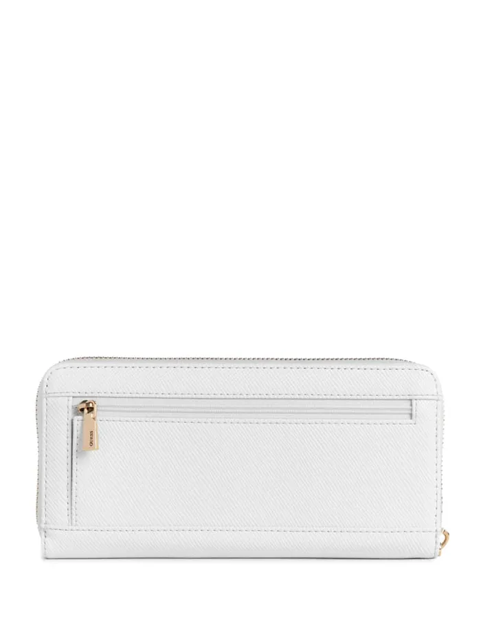 GUESS Wallets Laurel Large ZipAround Wallet Pink 8211 Unisex