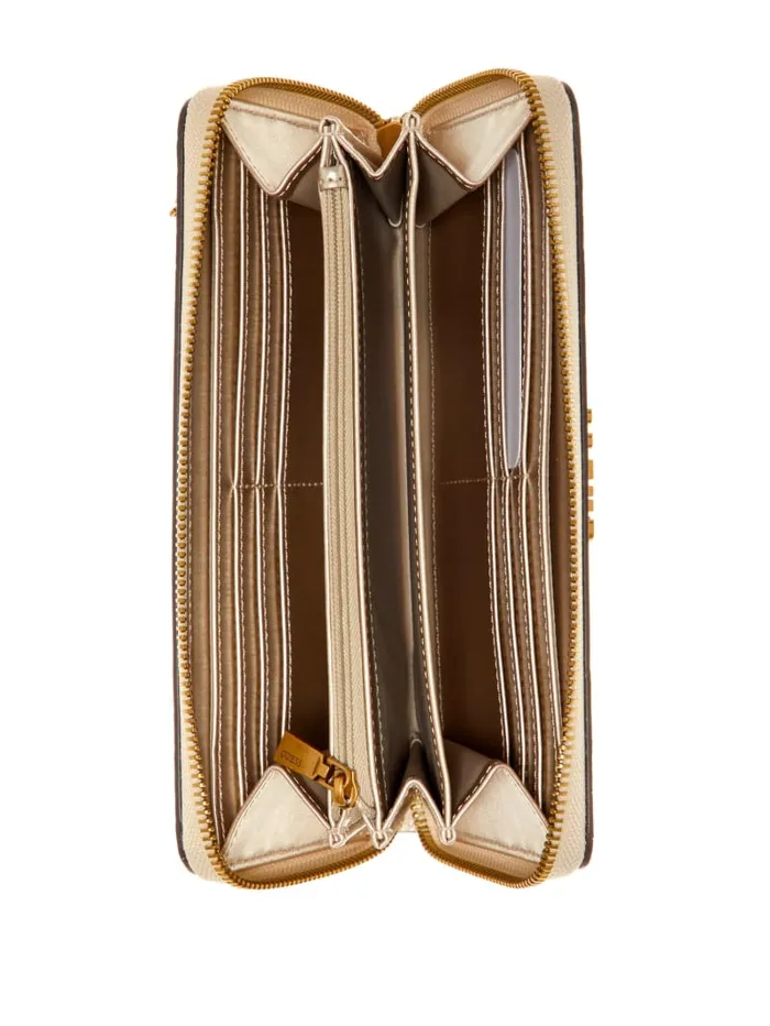 GUESS Wallets Laurel Large ZipAround Wallet Pink 8211 Unisex