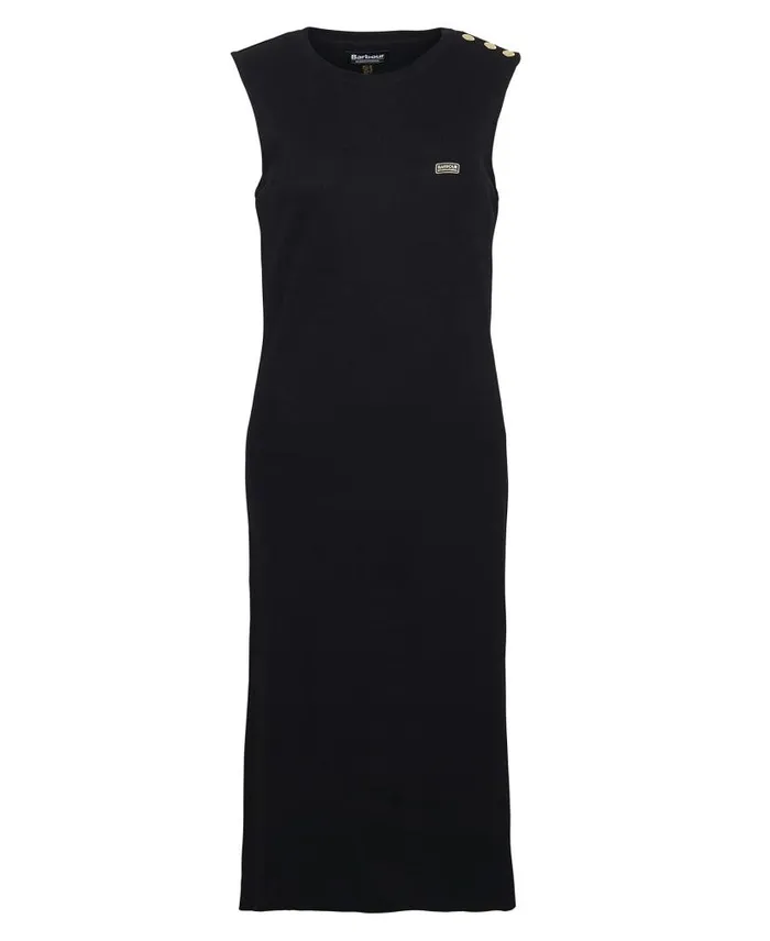 Hadfield Midi Dress Peach Melba Women Barbour Dresses and Skirts