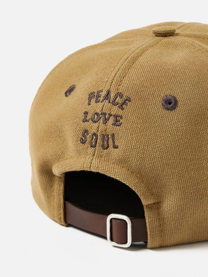 Hats Men Universal Works Universal Works Baseball Hat In Khaki Canvas