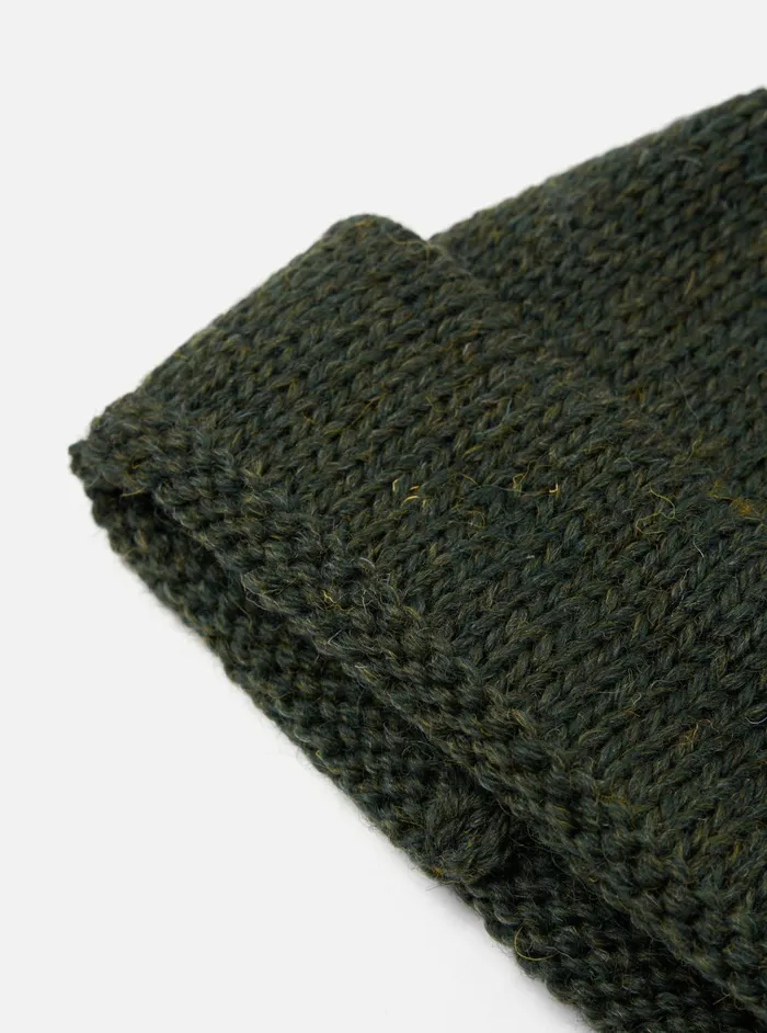 Hats Men Universal Works Universal Works Short Watch Cap In Olive British Wool