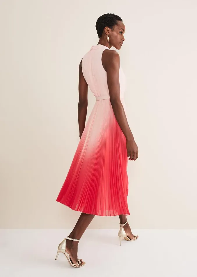 Henrietta Ombre Dress Pale Pinkpink Women Phase Eight Dresses