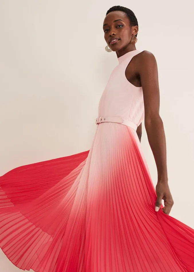 Henrietta Ombre Dress Pale Pinkpink Women Phase Eight Dresses