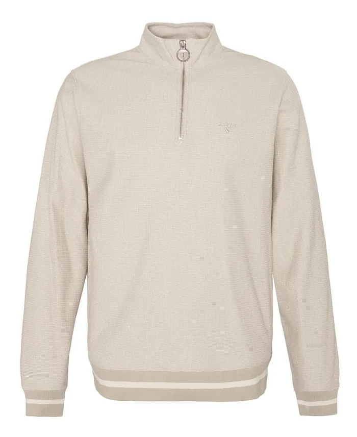 Houndwood HalfZip Sweatshirt Classic Navy Men Barbour Hoodies and Sweatshirts