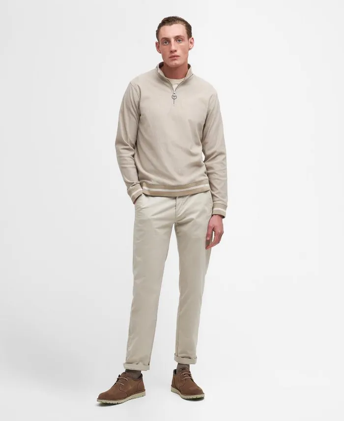 Houndwood HalfZip Sweatshirt Classic Navy Men Barbour Hoodies and Sweatshirts