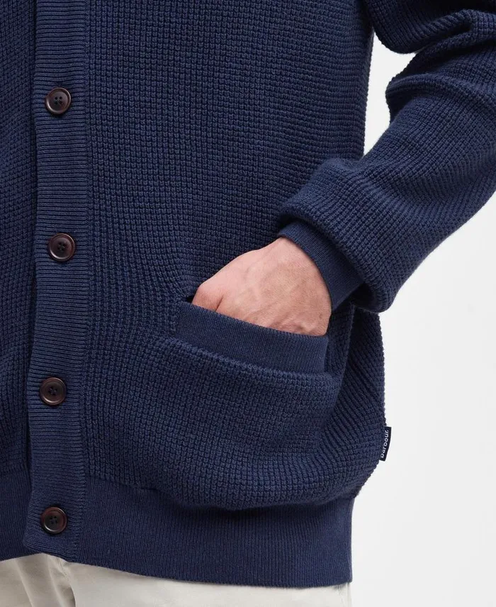 Howick Cardigan Whisper White Men Barbour Cardigans