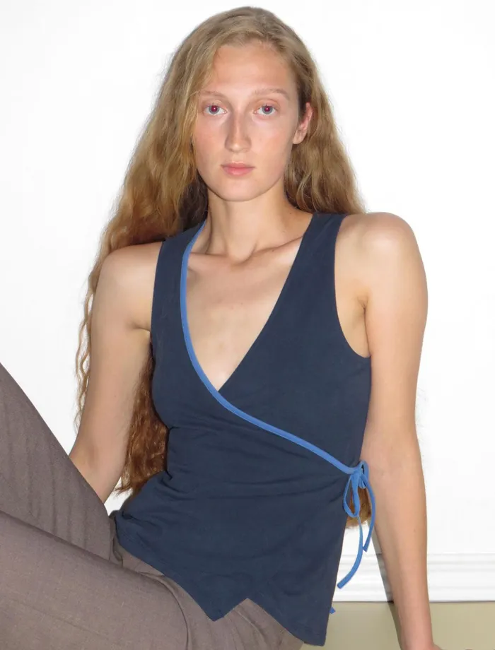 Ima Navy Women Paloma Wool Tops