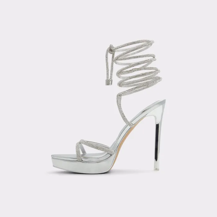 Izabella Silver Women ALDO Heels
