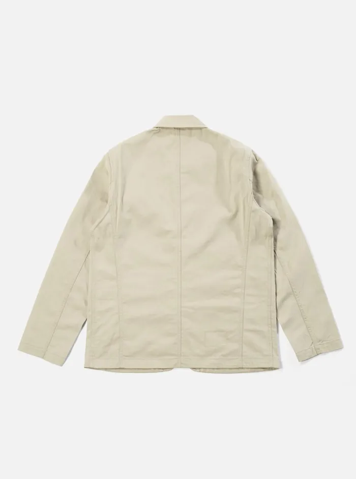 Jackets Men Universal Works Universal Works Bakers Jacket In Stone Twill