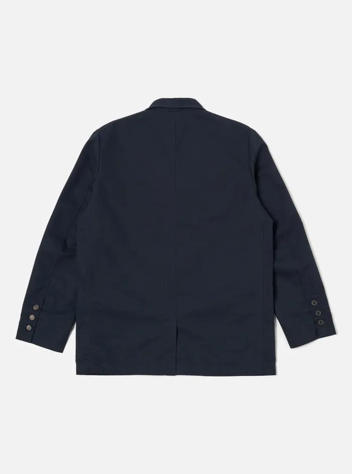 Jackets Men Universal Works Universal Works Capitol Jacket In Navy Brushed Polytech
