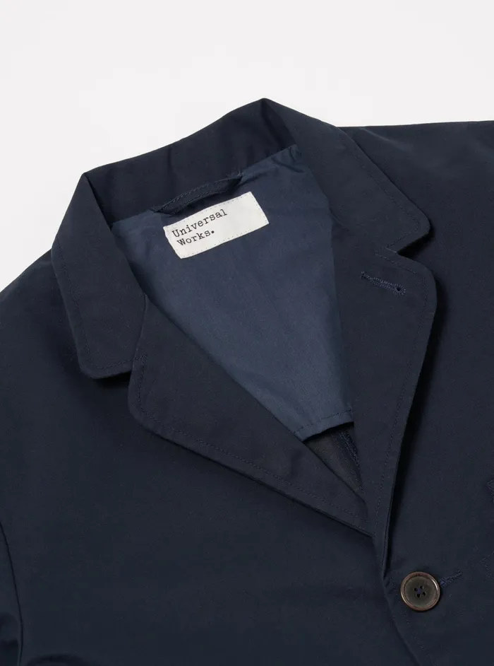 Jackets Men Universal Works Universal Works Capitol Jacket In Navy Brushed Polytech