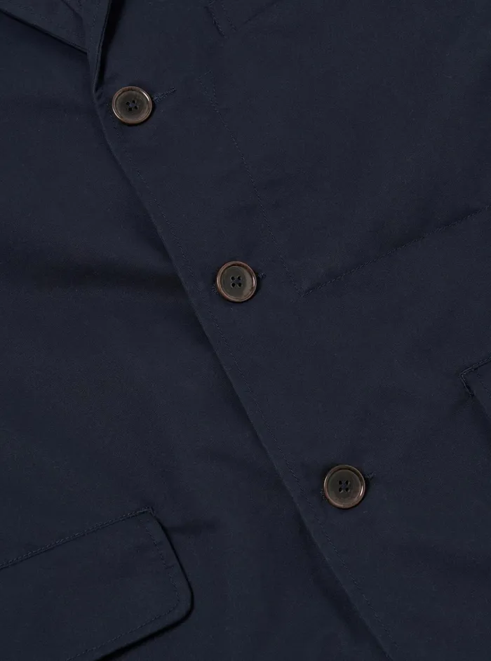 Jackets Men Universal Works Universal Works Capitol Jacket In Navy Brushed Polytech