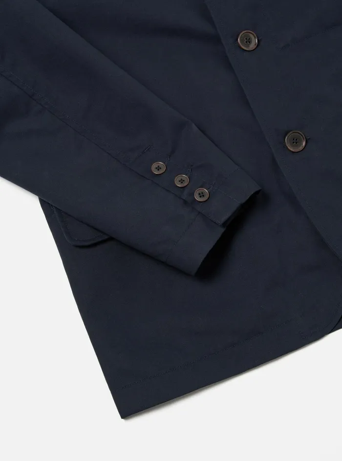 Jackets Men Universal Works Universal Works Capitol Jacket In Navy Brushed Polytech