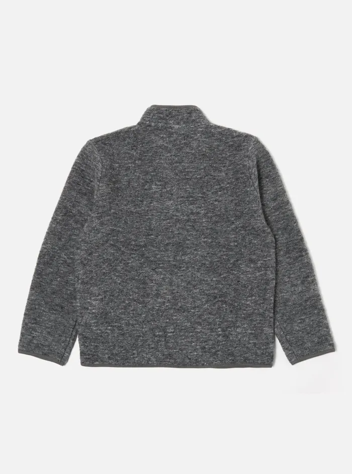 Jackets Men Universal Works Universal Works Climbing Jacket In Grey Teddy Fleece