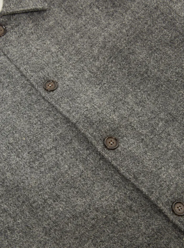 Jackets Men Universal Works Universal Works Easy Jacket In Grey Harris Tweed
