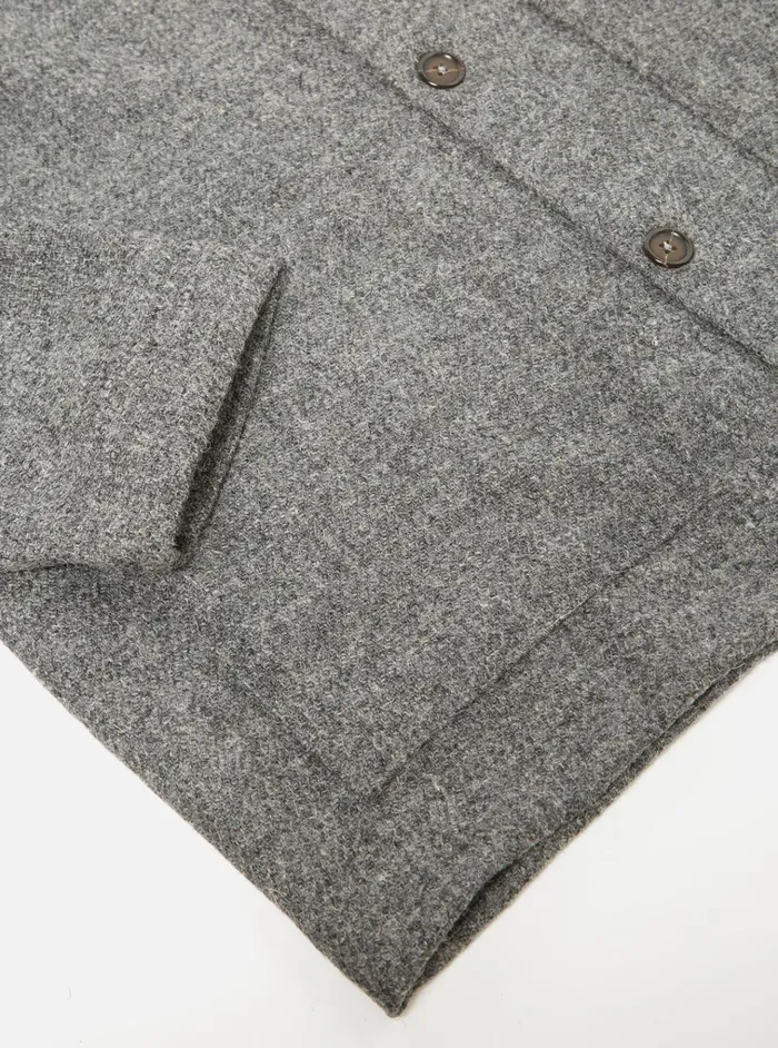 Jackets Men Universal Works Universal Works Easy Jacket In Grey Harris Tweed