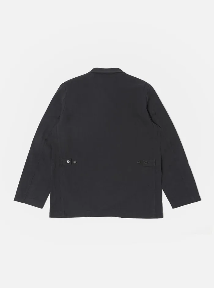 Jackets Men Universal Works Universal Works Five Pocket Jacket In Black Winter Twill