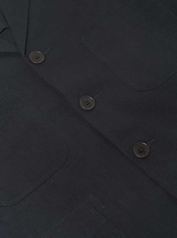 Jackets Men Universal Works Universal Works Five Pocket Jacket In Black Winter Twill
