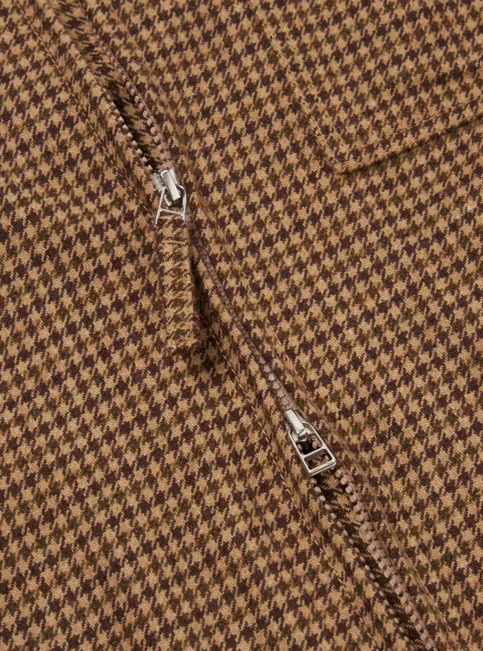 Jackets Men Universal Works Universal Works Rose Bowl Jacket In Sand Houndstooth Tweed