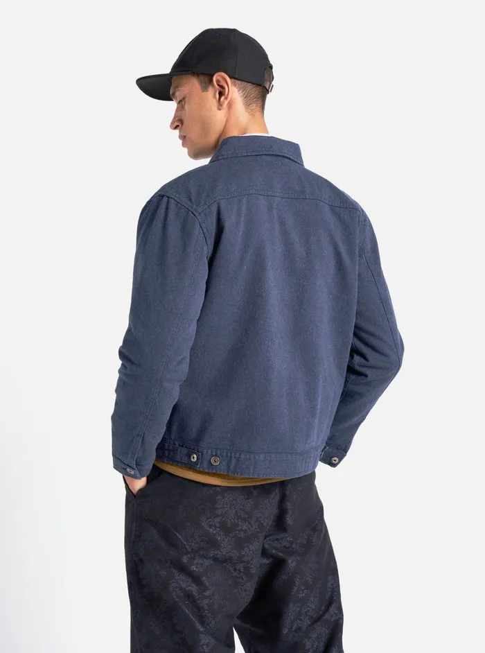 Jackets Men Universal Works Universal Works Trucker Jacket In Indigo Recycled Denim
