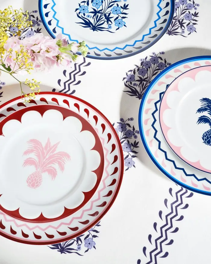 Jaipur Dessert Plate Bordeaux Women Aquazzura Dinnerware Jaipur Dessert Plate Bordeaux Women Aquazzura Dinnerware