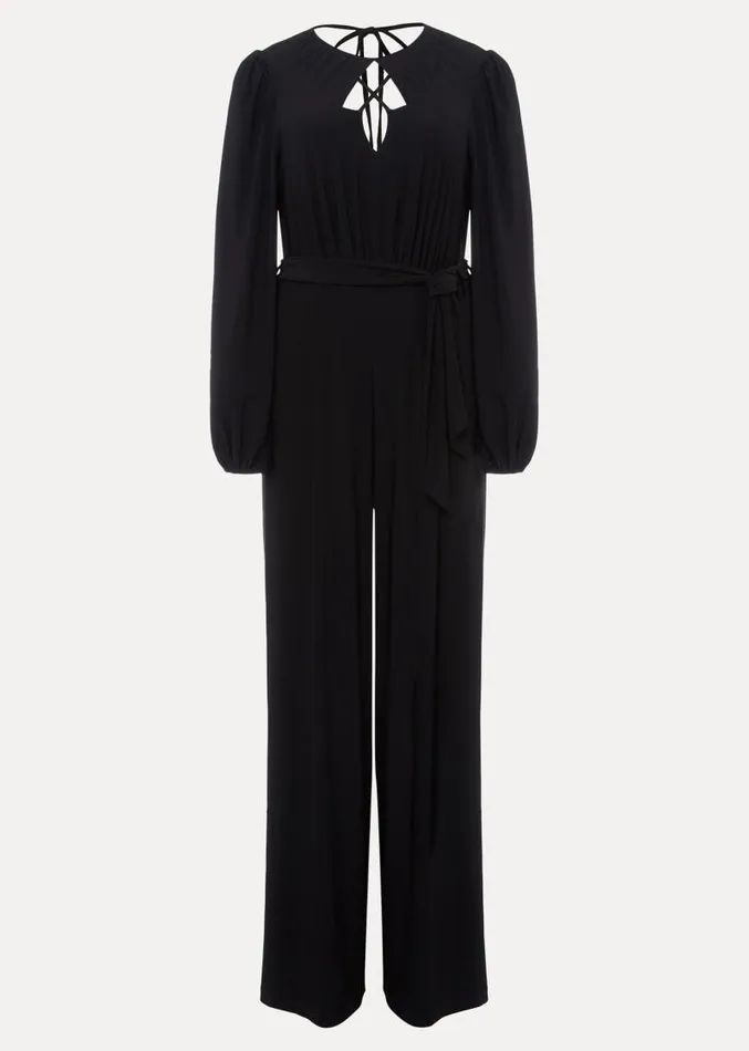 Janece Black Wide Leg Jumpsuit Black Women Phase Eight Dresses